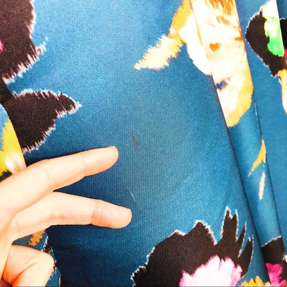 SOLD Anthropologie Moulinette Soeurs Teal Floral - Picture 12 of 12